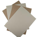 KCS 4 pc of 12" x 18" (30cmx45cm) 14CT Counted Cotton Aida Cloth Cross Stitch Fabric (Ecru+Khaki) - color: Ecru+khaki