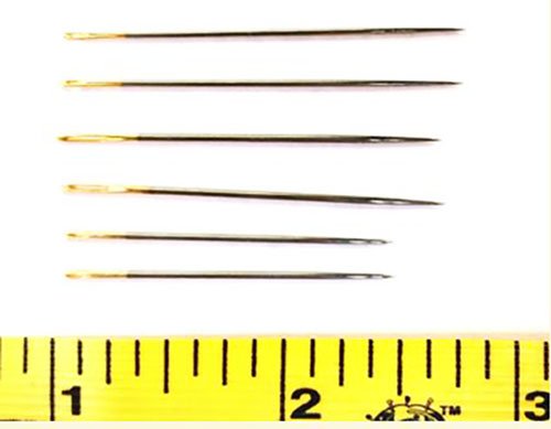 Tulip Hiroshima Sashiko Short Needle Assortment - 6 Needles in 3 Sizes