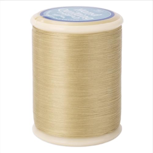YLI Hand Quilting Thread - 100% Egyptian Cotton, Glazed, Strong & Tangle-Free, 500 yd. Spool - Original Ecru - color: Original Ecru