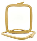 Nurge Square Embroidery Hoop - Plastic Cross Stitch Frame for Needlepoint & Embroidery - Adjustable Craft Hoop - Beige - No:3 (Medium) - color: Beige, size: No:3 (Medium)