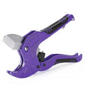 Bates- PVC Pipe Cutter, Cuts up to 1-5/8", Ratchet Pipe Cutter, PEX Cutting Tool for Cutting PEX, PVC, PPR Plastic Hoses and Plumbing Pipes, Purple - color: Purple