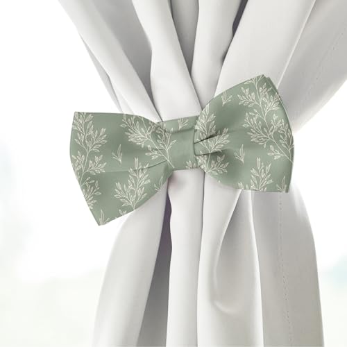 JarThenaAMCS 32 Pcs Sage Green Floral Cotton Fabric Bundles Greenery Flower Precut Fabric Squares 5 x 5 Inch Sewing Fabrics for Quilting Patchwork DIY Craft Party Decor - size: 5 x 5 Inch