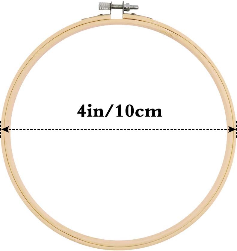 Faylapa 16 Pieces 4 Inch Embroidery Hoops Set Bulk - style: 4 inch 16Pcs