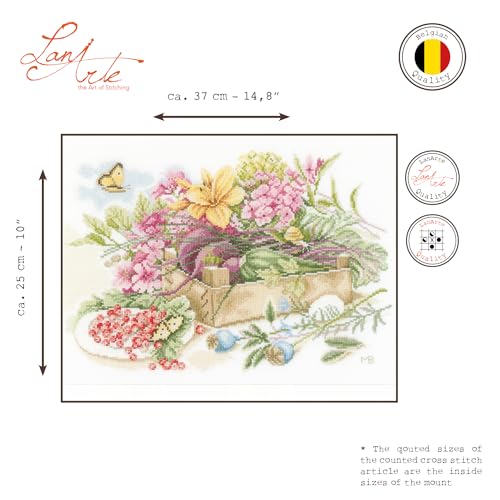 Lanarte In The Garden Cross Stitch Kit - style: Garden