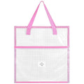 Cosblank 16x16inch Sew Project Bag Jumbo Needlepoint Project Bag, Pink - color: Pink
