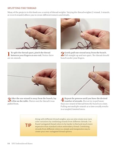 DIY Embroidered Shoes: Techniques, Designs, and Downloadable Templates to Turn Any Fabric Shoe into Stylish & Unique Footwear (Landauer) 16 Projects, Stitch Dictionary, and 45+ Embroidery Patterns