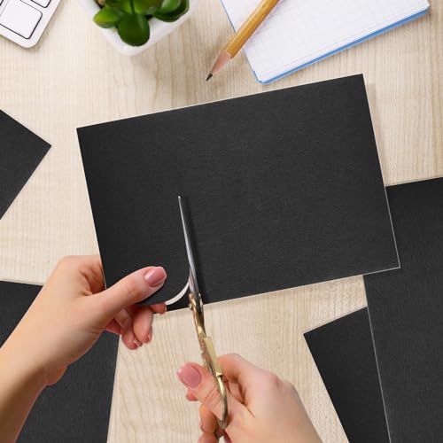 10PCS Black Self Adhesive Felt Fabric Sheets Sticky Felt Sheets for Craft Supplies Art Home Making（8.3" x 11.8"/20 x 30cm） - color: Black