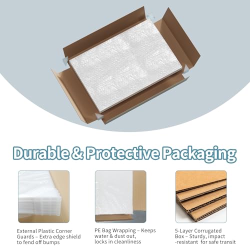 4 Pack Foam Board 27.5" x 39.4", 0.23 Inch Thickness White Poster Board, Double-Sided Acid-Free Foam Core Board, Large Lightweight Foam Boards for Painting, Display, Craft & School Projects - size: 27.5"x39.4"