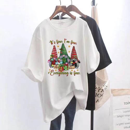 4 Packs Santa Claus Iron on Transfers Stickers Christmas Heat Transfer Vinyl Iron on Patches Christmas Tree Dwarf Car HoHoHo Design Iron on Decals for Clothes Pillow Hoodie DIY Crafts Supplies - color: N