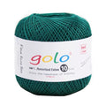 golo Crochet Thread Crochet Yarn for Crocheting Cotton Yarn for Hand Knitting 206 - color: 206 Green