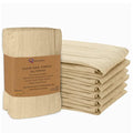 RUVANTI Flour Sack Towels 6 Pack 28”x28”, 100% Cotton Ring Spun – Camel - color: Camel, size: 6 Pack