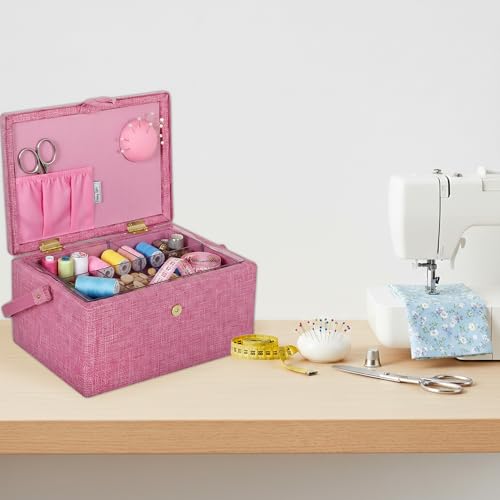 Hobby Gift Medium Sewing Box Organiser - color: Cherries