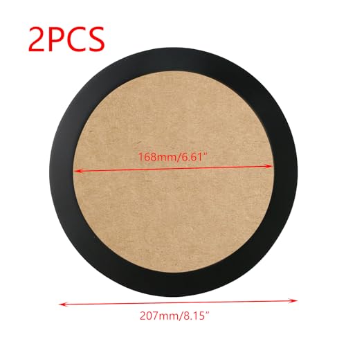 Crapyt 2 PCS Embroidery Frame, 8.15" Wood Round Cross Stitch Hoop