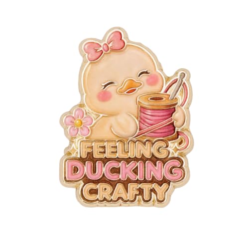 Funny Duck Needle Minder Magnet, Cute Magnetic Sewing Accessory for Embroidery, Needlepoint & Cross Stitch Projects