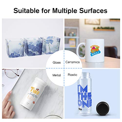 A-SUB Waterslide Decal Paper for Inkjet Printer, Clear 20 Sheets
