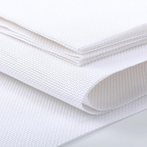 Chicplaid 8 Pcs 18 Mesh Needlepoint Canvas 14" X 18" White Blank - size: 14" X 18", style: 18 Mesh
