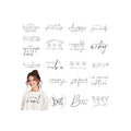 20 Pcs Inspirational Inspirational DTF Transfers Ready to Press - style: Positive Quotes