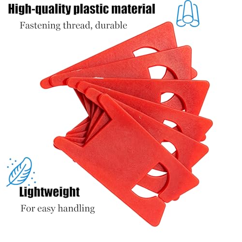 SagaSave 20PCS Yarn Bobbins Set Plastic Spool Thread Knitting Sewing Crochet Weave Winder Tool Cross Stitch Bobbin Organizer Thread Holder DIY Sewing Storage for Knitting (Red, Large) - color: Red, size: 20pcs,Large