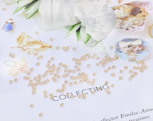 Glass Seed Beads Penta Angel 50g Mini Round Craft Loose Spacer Pony Beads for Earring Bracelets Necklace Waist Bead Jewelry Making(2mm, Champagne) - color: Champagne