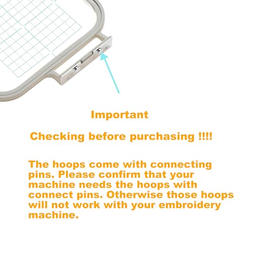 New brothread Embroidery Machine Hoop SA432 with 4"x4" Embroidery Area - size: 4"×4" - SA432