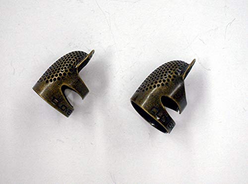 Clover Metal Open-Sided Thimble, Medium - style: Top
