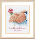 Vervaco Counted Cross Stitch Kit Wedding Ring 5.6" x 6.4"