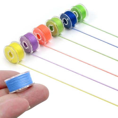36 Colors Prewound Bobbins with Thread for Sewing Machines