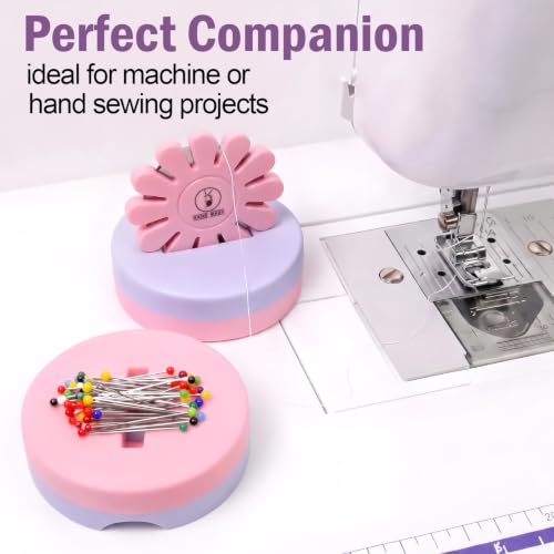 Sizobi Purple Magnetic Pin Holder with Thread Cutter, Blade Saver - color: Purple Cutter
