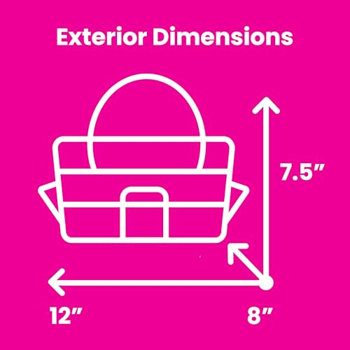 Everything Mary Deluxe Collapsible Store & Tote Organizer with Handles – Multipurpose Storage for Diapers, Snacks, Crafts, Toys, Office Supplies & Everyday Essentials