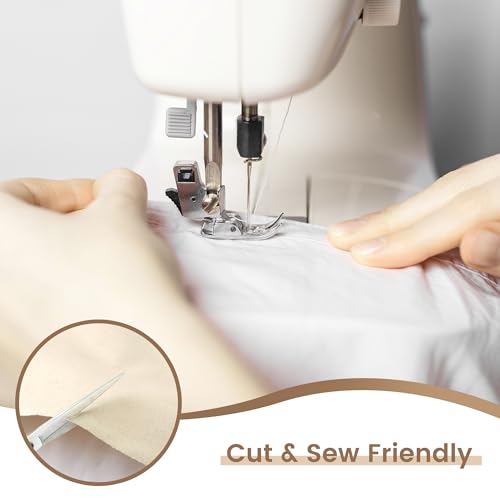 KUUP 100% Cotton Fabric by the Yard, 44" x 5 Yard Unbleached Muslin Fabric - color: Natural, size: 44-5 Yards
