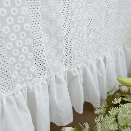 ARTMAGIC Cotton Table Cloth Vintage Washable Tablecloths Rectangular - size: 70" x 52" (Rectangular)