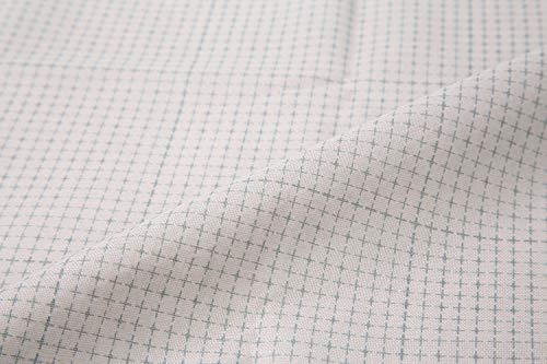 DARUMA Sashiko 100% Cotton Sewing Cloth (42.5 inch x 19.6 inch) with Grid Line and Fabric Marking Pencil Set (Light Grey) - color: Light Grey