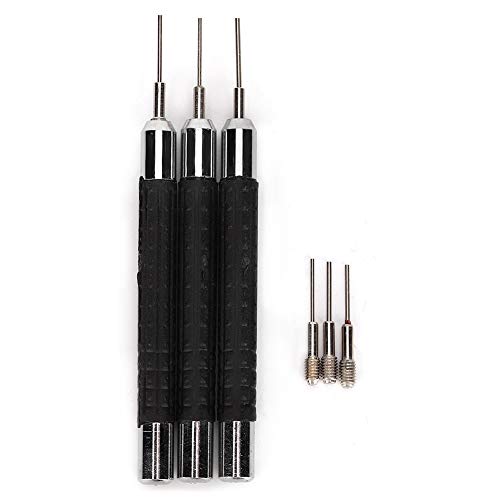 Watch Band Link Remover Watch Pin Band Chain Link Remover Pin Punch Strap Adjuster Watch Repairing Tool, 0.7mm 0.8mm 0.9mm Tool Set