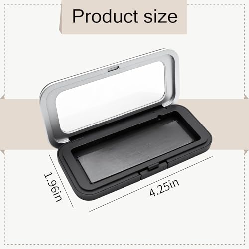 houlishu Magnetic Needle Case, Sewing Organizer with Clear Lid, Portable Storage Box for Embroidery Knitting Craft Thread Needles & Tools