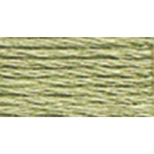 DMC 117-523 Six Stranded Cotton Embroidery Floss, Light Fern Green, 8.7-Yard