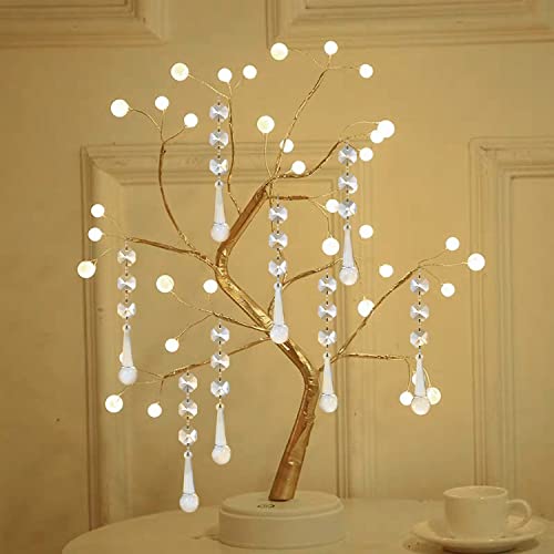 Jishi 30pk Crystal Tear Drop Ornaments for Christmas Tree Decorations, Hanging Acrylic Teardrop Christmas Ornaments w/Clear Plastic Crystal Beads Chain Garland Strands for Holiday Party Decor Supplies - style: Raindrop