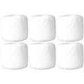 ThreadArt 100% Cotton Crochet Thread Size 10, 6 Ball Pack, White 1 - color: WHITE, size: SIZE 10 - 6 PACK