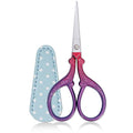 3.6 inch Sewing Crafting Scissors Stainless Steel Embroidery Scissors - color: Bright Purple