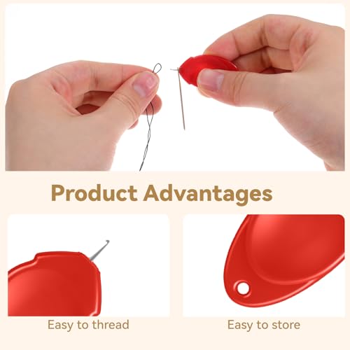 12PCS Colorful Needle Threader for Sewing, Automatic Needle Threader