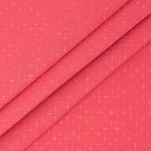 Singer Fabric, 100% Cotton, Embroidery Fabric, Cut by The Yard, Red - color: Red
