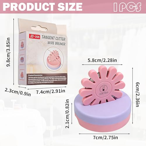 Hinbkenla Thread Cutter Quilting Snips Magnetic Pink