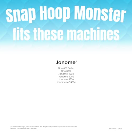 Snap Hoop Monster for Janome® (5" x 7")