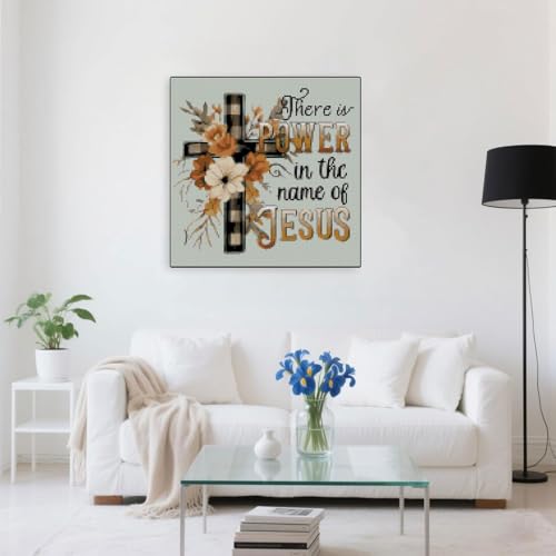 Religious Stamped Cross Stitch Kits -Needlepoint Counted Cross Stitch Kits for Beginners，Religious Cross Dimensions Cross Stitch Kits Embroidery Kit Arts and Crafts for Beginners 13.7x13.7 inch - color: D040