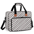 LUXJA Portable Tote Sewing Machine Bag, Gray Dots - color: Gray Dots