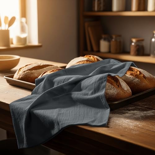 Utopia Kitchen Light Grey Flour Sack Towels [12 Pack-28 x 28 In]100% Cotton - color: Light Grey, size: 12 Pack
