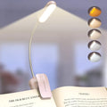 Glocusent 20 LED Reading Lights for Books in Bed, Eye Caring Reading Light - color: Pink, size: Upgraded