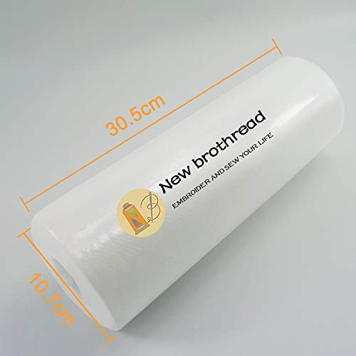 New brothread No Show Mesh Embroidery Stabilizer 12" x 50 Yd Roll - size: 12" x 50yd roll
