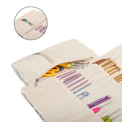 Teamoy Knitting Needle Crochet Hook Case Organizer Holder(up to 11"), Sheep - color: Sheep, size: 11 inches
