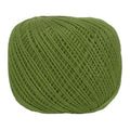 MECCANIXITY Crochet Thread Pearl Cotton Size 3 Dark Green Pearl 164 Yards for Crocheting Tatting Knitting Embroidery Sewing - color: Dark Green
