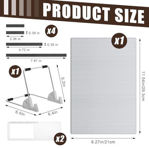 Flutesan 8 Pcs Cross Stitch Accessories and Tools, White - color: White